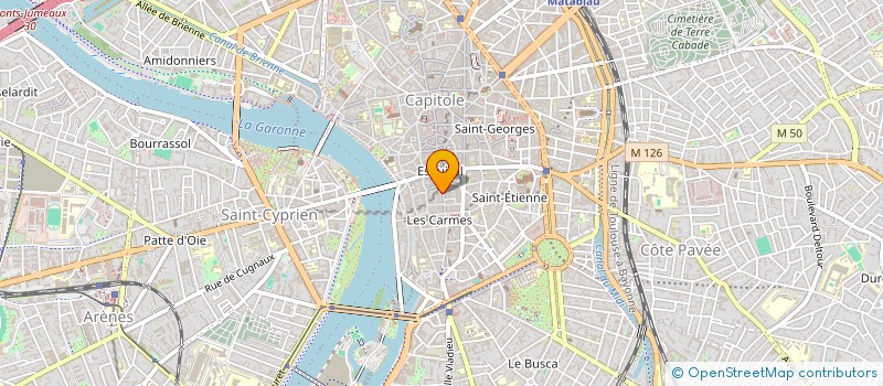 localisation de l'entreprise ASSOCIATION OCCITANA D ESQUI (A.O.E.) à TOULOUSE