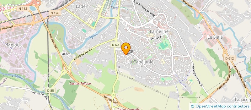 localisation de l'entreprise ASSOCIATION OCCITANE CASTRAISE  CASTRES