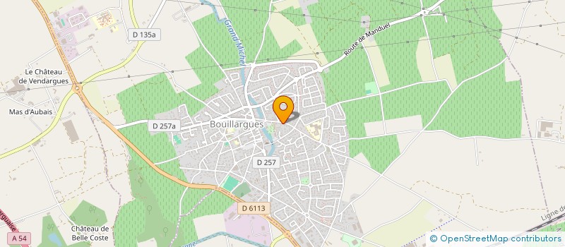 localisation de l'entreprise ASSOCIATION OCCITANE DE JAZZ CLASSIQUE  BOUILLARGUES