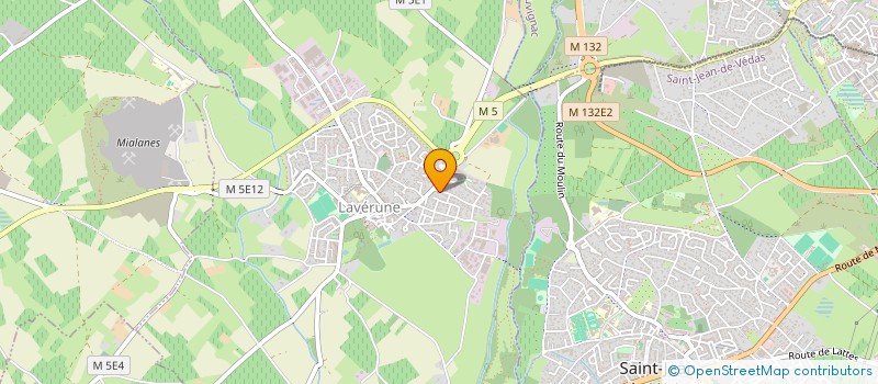 localisation de l'entreprise ASSOCIATION OCCITANIE MEDITATIONS ET SOINS ENERGETIQUES à LAVERUNE