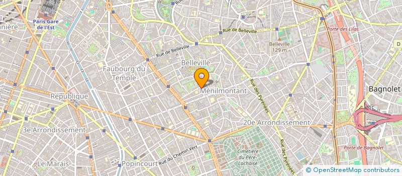 localisation de l'entreprise ASSOCIATION OCREAMBRE  PARIS