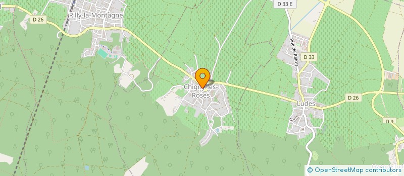 localisation de l'entreprise ASSOCIATION OENO-CULTURELLE DE CHIGNY LES ROSES  CHIGNY-LES-ROSES