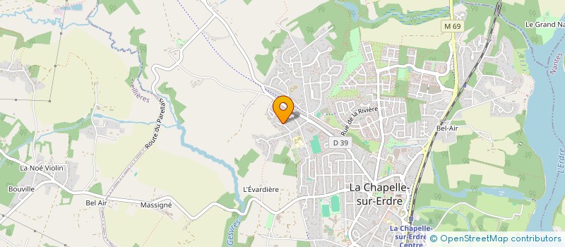 localisation de l'entreprise ASSOCIATION OENOLOGIQUE CHAPELAINE à LA CHAPELLE-SUR-ERDRE