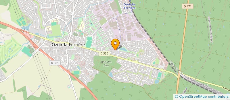 localisation de l'entreprise ASSOCIATION OENOPHILE CONVIVIALE  OZOIR-LA-FERRIERE