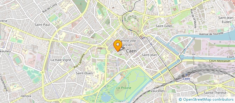 localisation de l'entreprise ASSOCIATION OEUVRE NOTRE DAME à CAEN
