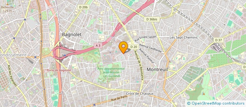 localisation de l'entreprise ASSOCIATION OEUVRES ET SOLIDARITE DE FRANCE (OSF) à MONTREUIL