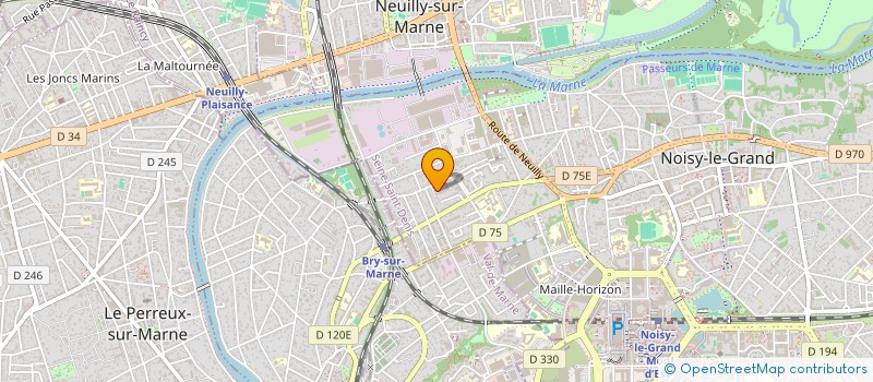 localisation de l'entreprise ASSOCIATION OFFRE SOLIDARITE ( AOS )  NOISY-LE-GRAND
