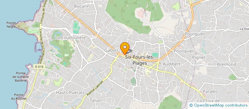 localisation de l'entreprise ASSOCIATION OFFRONS L ECOLE à SIX-FOURS-LES-PLAGES