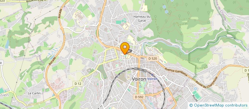 localisation de l'entreprise ASSOCIATION OGEC SAINT JOSEPH  VOIRON