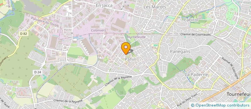 localisation de l'entreprise ASSOCIATION OGN  TOURNEFEUILLE