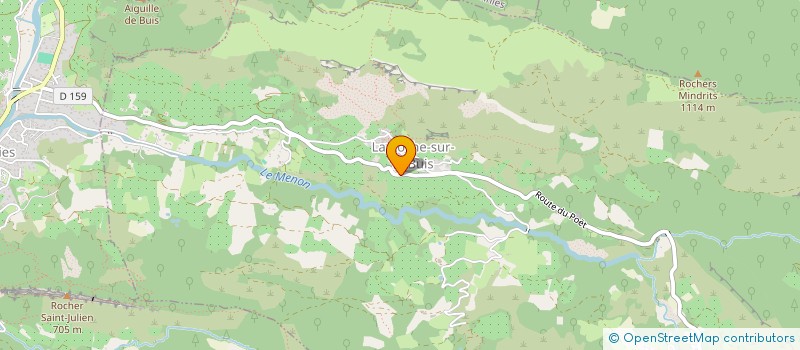 localisation de l'entreprise ASSOCIATION OH PETARD  LA ROCHE-SUR-LE-BUIS