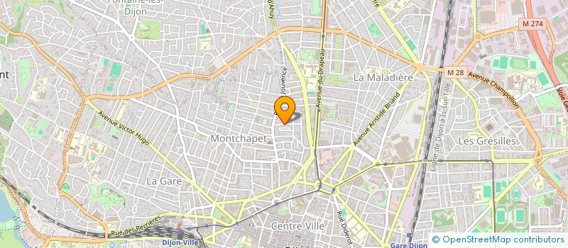 localisation de l'entreprise ASSOCIATION OHALEI MENAHEM à DIJON