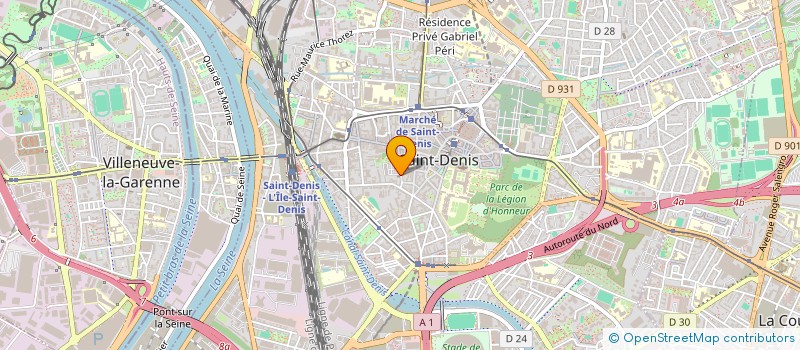 localisation de l'entreprise ASSOCIATION OHR MENAHEM à SAINT-DENIS