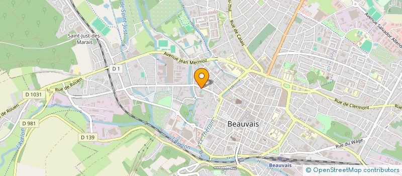 localisation de l'entreprise ASSOCIATION OISE ALZHEIMER  BEAUVAIS