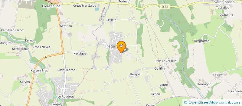 localisation de l'entreprise ASSOCIATION OLA  TREGARANTEC