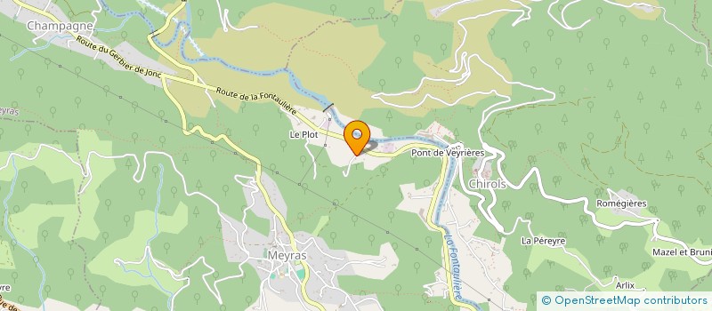 localisation de l'entreprise ASSOCIATION OLIM LOBA  MEYRAS