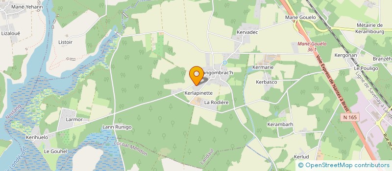 localisation de l'entreprise ASSOCIATION OLIVIER LEDROIT BD ET AUTISME  LANDAUL