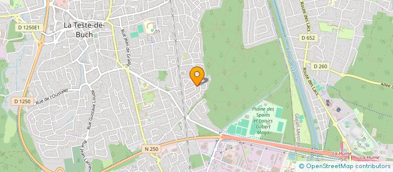 localisation de l'entreprise ASSOCIATION OLLIE LES PETITS à LA TESTE-DE-BUCH