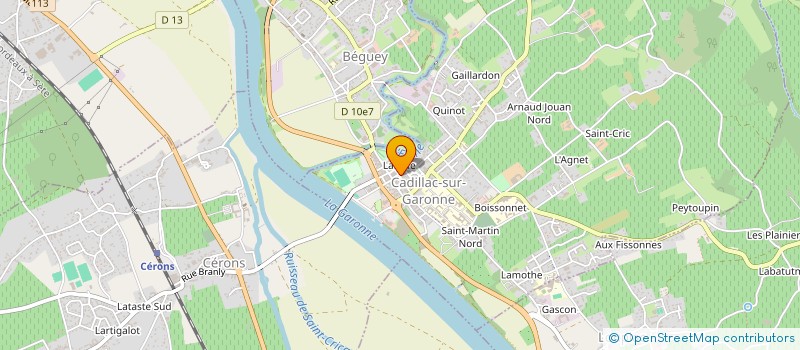 localisation de l'entreprise ASSOCIATION OLYMPE à CADILLAC-SUR-GARONNE