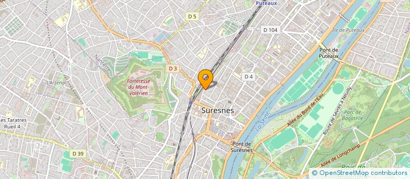 localisation de l'entreprise ASSOCIATION OLYMPIO à SURESNES