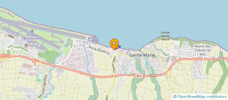 localisation de l'entreprise ASSOCIATION OLYMPIQUE DE SAINTE MARIE  SAINTE-MARIE