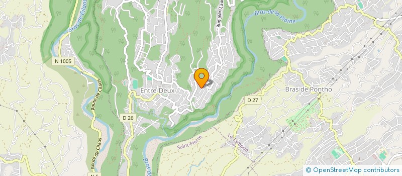 localisation de l'entreprise ASSOCIATION OLYMPIQUE FOOTBALL ENTRE DEUX  ENTRE-DEUX