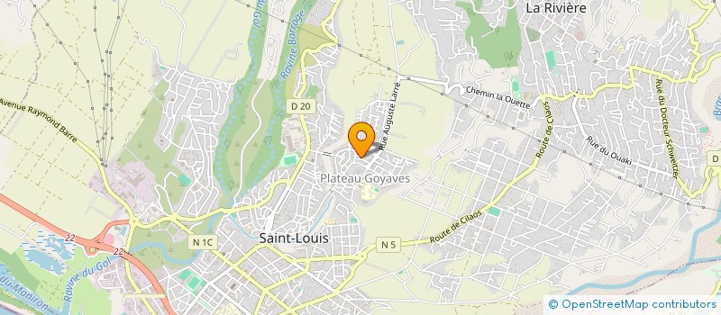 localisation de l'entreprise ASSOCIATION OLYMPIQUE SAINTE LOUISIENNE à SAINT-LOUIS