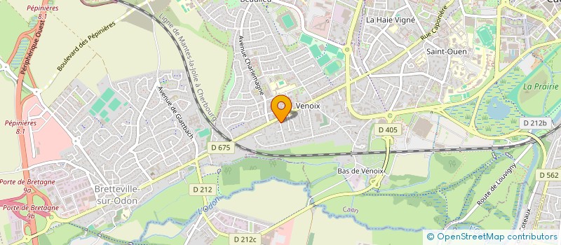 localisation de l'entreprise ASSOCIATION OM ' ART à CAEN