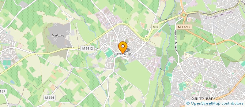 localisation de l'entreprise ASSOCIATION OMAT  LAVERUNE