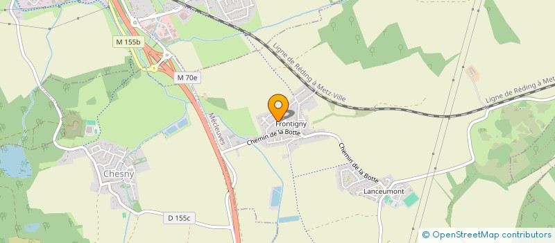 localisation de l'entreprise ASSOCIATION OMNISPORT DE MECLEUVES  MECLEUVES