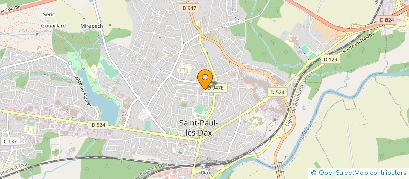 localisation de l'entreprise ASSOCIATION OMNISPORT ET ARTS MARTIAUX à SAINT-VINCENT-DE-PAUL