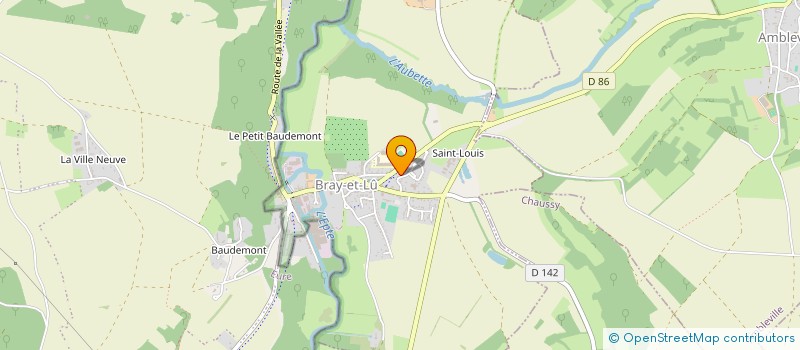 localisation de l'entreprise ASSOCIATION OMNISPORTS DE BRAY ET LU  BRAY-ET-LU