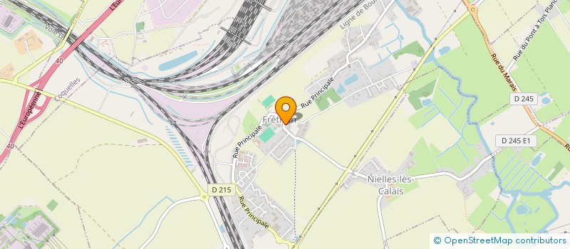 localisation de l'entreprise ASSOCIATION OMNISPORTS DE FRETHUN  FRETHUN