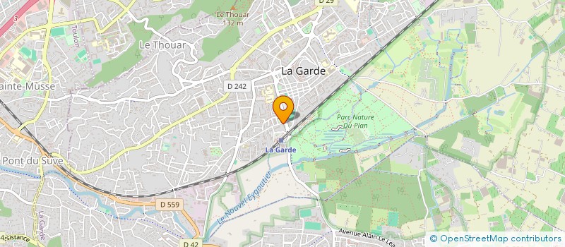 localisation de l'entreprise ASSOCIATION ON VA PEINDRE à LA GARDE