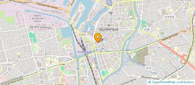 localisation de l'entreprise ASSOCIATION ONESIME à DUNKERQUE