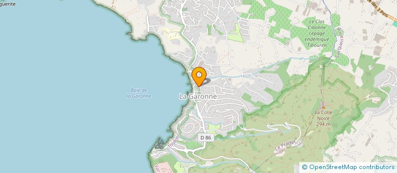 localisation de l'entreprise ASSOCIATION ONYX JAZZ  LE PRADET