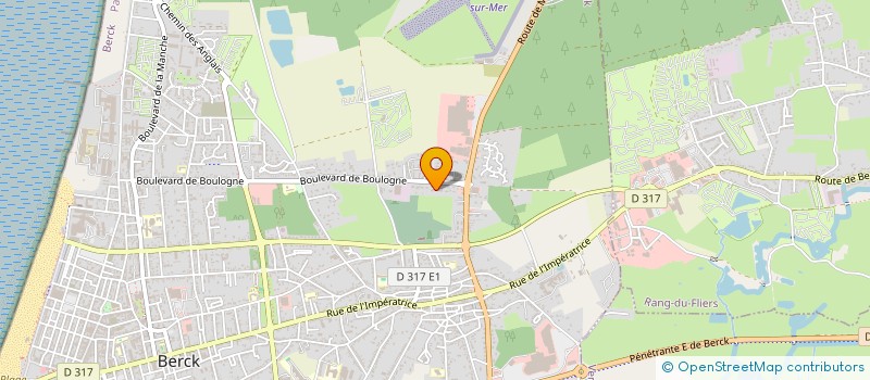 localisation de l'entreprise ASSOCIATION OPALE GLISSE à BERCK