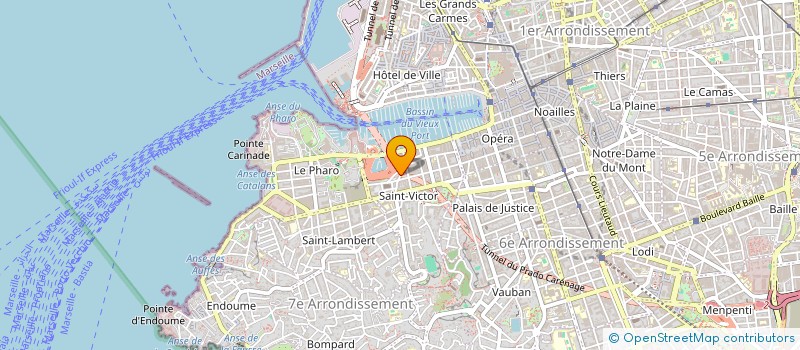 localisation de l'entreprise ASSOCIATION OPEN à MARSEILLE