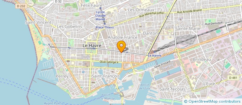 localisation de l'entreprise ASSOCIATION OPHTA POUR TOUS LE HAVRE à LE HAVRE