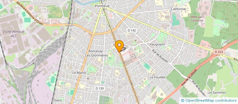 localisation de l'entreprise ASSOCIATION OPHTA POUR TOUS LE MANS  LE MANS