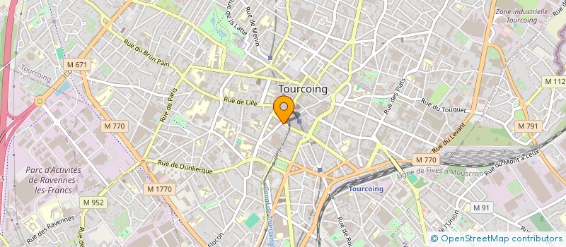 localisation de l'entreprise ASSOCIATION OPHTALMOLOGIQUE DU BEFFROI à TOURCOING