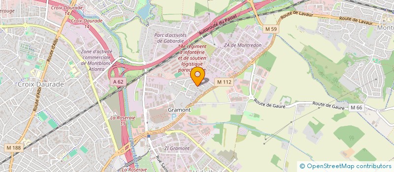localisation de l'entreprise ASSOCIATION OPODONE  TOULOUSE