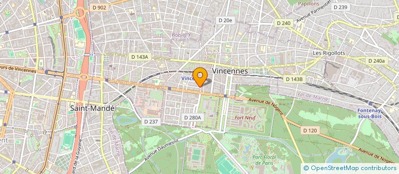 localisation de l'entreprise ASSOCIATION OPPORTUNITY à VINCENNES