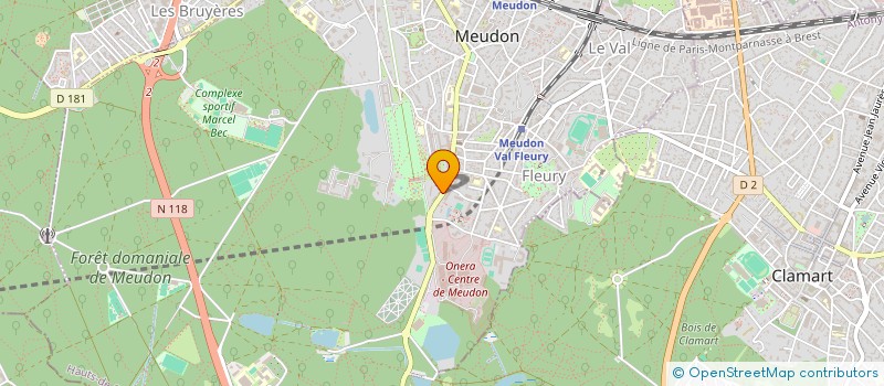 localisation de l'entreprise ASSOCIATION OPTIMAL à MEUDON