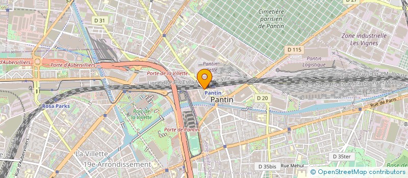 localisation de l'entreprise ASSOCIATION OR TOV  PANTIN