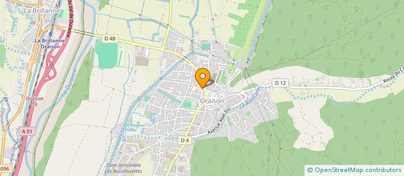 localisation de l'entreprise ASSOCIATION ORAISON ACCUEIL  ORAISON