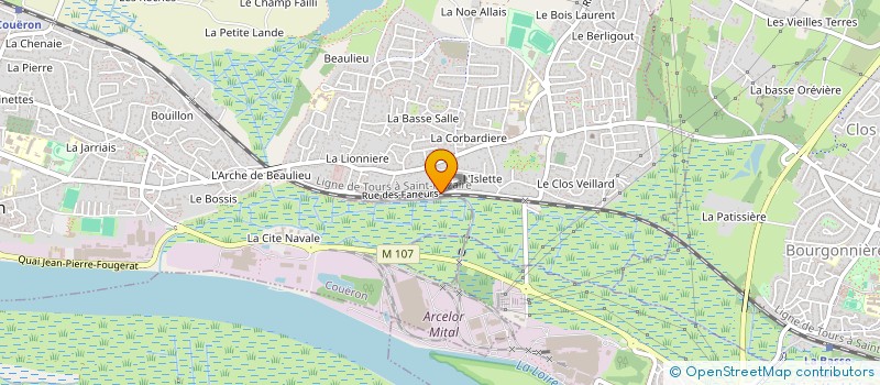 localisation de l'entreprise ASSOCIATION ORAMA à COUERON