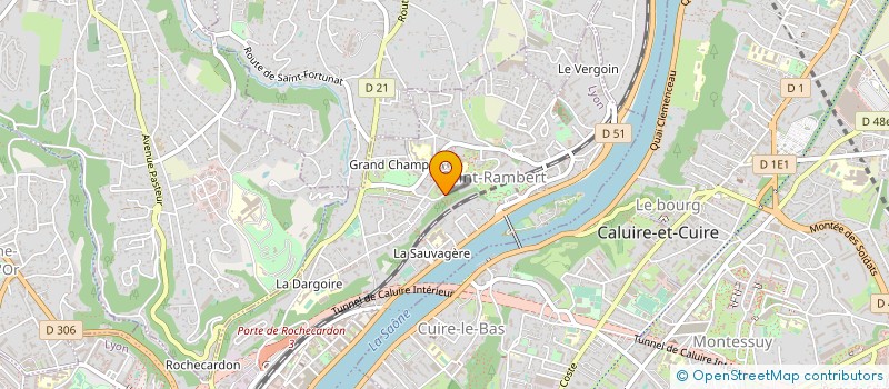 localisation de l'entreprise ASSOCIATION ORBINAIRE  LYON