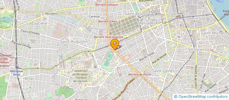 localisation de l'entreprise ASSOCIATION ORGANISATRICE DU CONGRES DE L'UNAEE A BORDEAUX  BORDEAUX