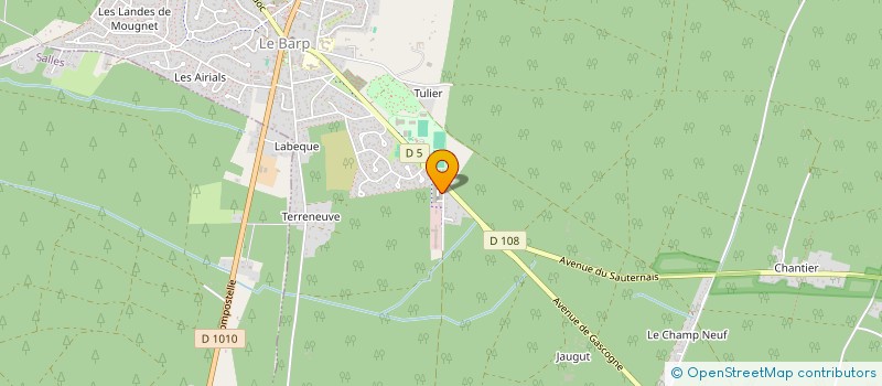 localisation de l'entreprise ASSOCIATION ORI TATOU  LE BARP